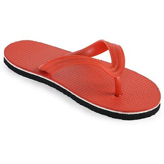 Keviv Mens Flip Flops (Red)