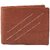 Keviv Men Casual Brown Genuine Leather Wallet - Mini (5 Card Slots)