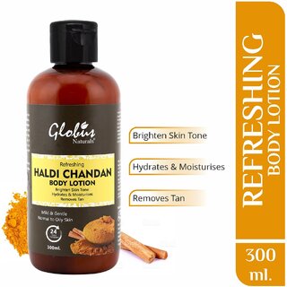                       Globus Naturals Haldi Chandan Body Lotion 300ml                                              
