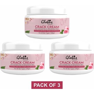                       Globus Naturals Crack Cream For Dry Cracked Heels & Feet | Enriched With Aloevera,Lavender                                              