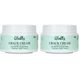                       Globus Naturals Crack Cream For Dry Cracked Heels & Feet Pack Of 2                                              