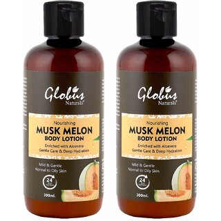                       Globus Naturals Nourishing Muskmelon Body Lotion Enriched With Aloevera                                              