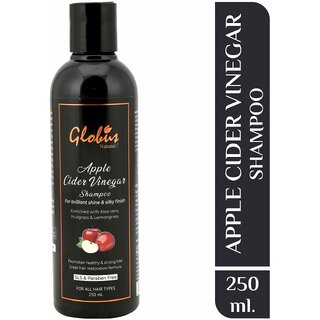                       Globus Naturals Apple Cider Vinegar Shampoo For Brilliant Shine & Silky finish                                              