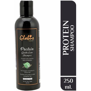                       Globus Naturals Protein Gentle Care Hair Growth Shampoo |Promotes Hair Growth                                              