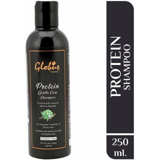                       Globus Naturals Protein Gentle Care Hair Growth Shampoo Promotes Hair Growth                                              