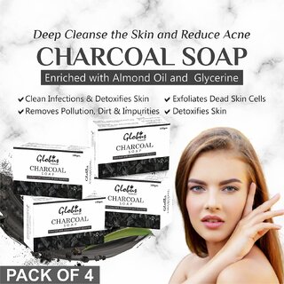                       Globus Naturals Deep Cleaning & Exfoliating Activated Charcoal Soap                                              
