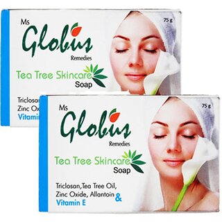                       Globus Naturals Tea Tree Skincare Soap Pack Of 2                                              