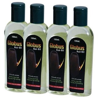                       GLOBUS NATURALS Anti Dandruff Hair Oil Pack of 4                                              