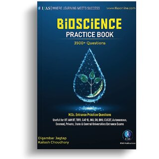                       IIT JAM Biotechnology Bioscience Practice Book M.Sc. Entrance 3500+ Practice Questions                                              