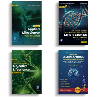                       CSIR NET Life Science Practice Questions Book Combo Set (4 Books) - Best Life Science Practice Question Books                                              