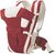 Aurapuro High Quality Baby Carrier 4 In 1/Carry Bag/Cuddler Kids Facing In And Out Position Baby Carrier (Black, Front Carry Facing In) Baby Carrier Baby Carrier  (Maroon, White, Front Carry Facing Out)