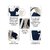 Aurapuro High Quality Baby Carrier 4 In 1/Carry Bag/Cuddler Kids Facing In And Out Position Baby Carrier (Black, Front Carry Facing In) Baby Carrier (Navy Blue, Front Carry Facing In) Baby Carrier  (Navy Blue, Front Carry Facing Out)