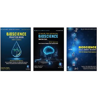                       IIT JAM Biotechnology Bioscience Combo Set (3 Books)  Best IIT JAM Biotechnology Practice Questions                                              