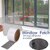 Strong Adhesive Fiberglass Window Door Screen Patch Repair Kit. 5x200cm Window Hole Repaire Tape Window Net Sticky Roll