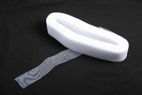Horsehair Braid/Boning Net Strip/Trim can can lace for Sewing Wedding Dresses (50 Yard) (2 INCH, white)