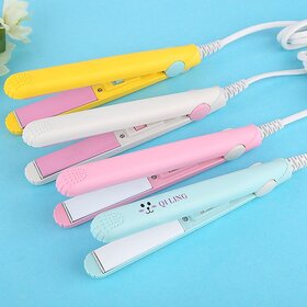 Mini hair straightener ceramic electronic hair roll straighteners