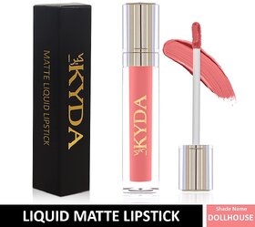 KYDA Non-transfer Beauty matte liquid waterproof long lasting lipstick (8ml, Dollhouse, Pink)