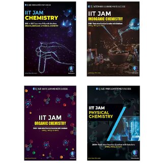 IIT JAM PYQ, Organic, Inorganic and Physical Chemistry Books (4 Books)