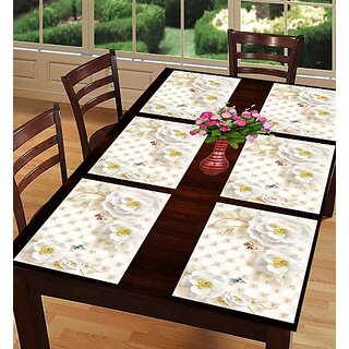 Revexo Rectangular Pack Of 6 Table Placemat (Multicolor, Pvc)
