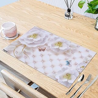                       M/S Revaxo Rectangular Pack Of 6 Table Placemat (Multicolor, Pvc)                                              