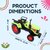 Aseenaa Toy Plastic Farm Tractor Miniature Pull Back Action Toy For Kids  Pack Of 1 ( Green )