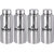 THUNDER 600 ml Flask (Pack of 4, Silver)