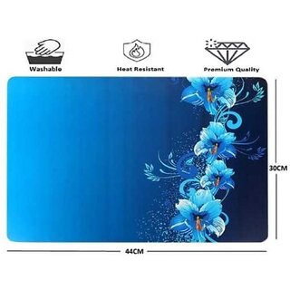                       M/S Revaxo Rectangular Pack Of 6 Table Placemat (Multicolor, Pvc)                                              
