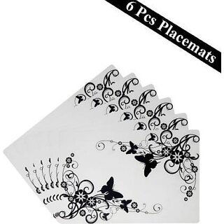                       M/S Revaxo Rectangular Pack Of 6 Table Placemat (Multicolor, Pvc)                                              