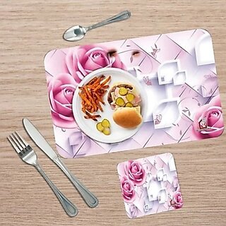 M/S Revaxo Rectangular Pack Of 6 Table Placemat (Multicolor, Pvc) M/S Revaxo Rectangular Pack Of 6 Table Placemat (Multicolor, Pvc)