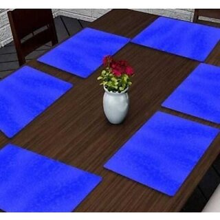                       M/S Revaxo Oval Pack Of 6 Table Placemat (Multicolor, Pvc)                                              
