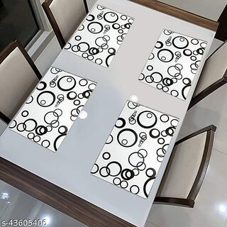 M/S Revaxo Rectangular Pack Of 4 Table Placemat (Multicolor, Pvc) M/S Revaxo Rectangular Pack Of 4 Table Placemat (Multicolor, Pvc)