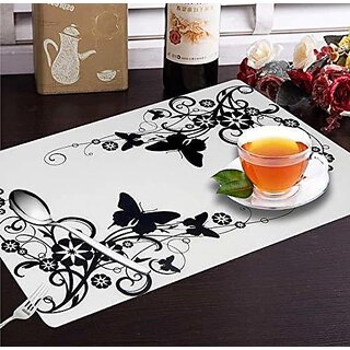 M/S Revaxo Rectangular Pack Of 6 Table Placemat (Multicolor, Pvc) M/S Revaxo Rectangular Pack Of 6 Table Placemat (Multicolor, Pvc)