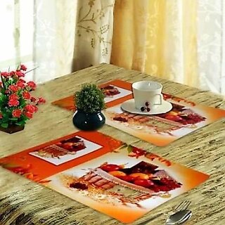 M/S Revaxo Rectangular Pack Of 6 Table Placemat (Multicolor, Pvc) M/S Revaxo Rectangular Pack Of 6 Table Placemat (Multicolor, Pvc)