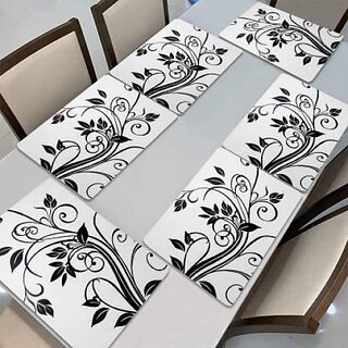                      M/S Revaxo Rectangular Pack Of 6 Table Placemat (Multicolor, Pvc)                                              