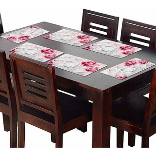 M/S Revaxo Rectangular Pack Of 6 Table Placemat (Multicolor, Pvc) M/S Revaxo Rectangular Pack Of 6 Table Placemat (Multicolor, Pvc)
