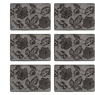                       M/S Revaxo Rectangular Pack Of 6 Table Placemat (Multicolor, Pvc)                                              