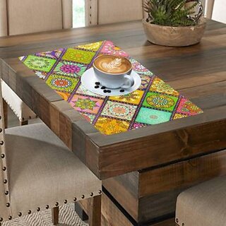 Revexo Rectangular Pack Of 6 Table Placemat (Multicolor, Pvc) Revexo Rectangular Pack Of 6 Table Placemat (Multicolor, Pvc)