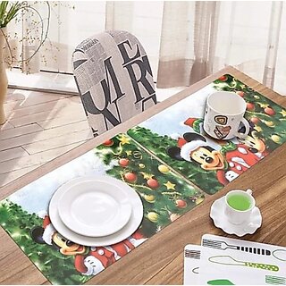 M/S Revaxo Rectangular Pack Of 6 Table Placemat (Multicolor, Pvc) M/S Revaxo Rectangular Pack Of 6 Table Placemat (Multicolor, Pvc)
