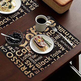 M/S Revaxo Rectangular Pack Of 6 Table Placemat (Multicolor, Pvc) M/S Revaxo Rectangular Pack Of 6 Table Placemat (Multicolor, Pvc)