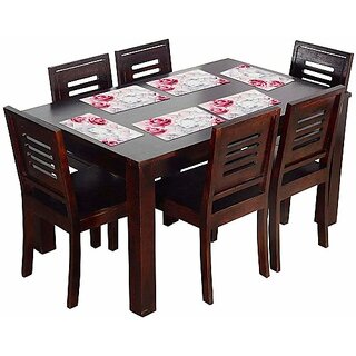                       M/S Revaxo Rectangular Pack Of 6 Table Placemat (Multicolor, Pvc)                                              