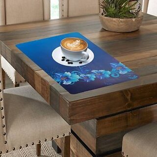 Revexo Rectangular Pack Of 6 Table Placemat (Multicolor, Pvc) Revexo Rectangular Pack Of 6 Table Placemat (Multicolor, Pvc)