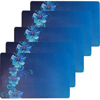Revexo Rectangular Pack Of 6 Table Placemat (Multicolor, Pvc) Revexo Rectangular Pack Of 6 Table Placemat (Multicolor, Pvc)