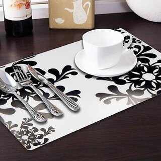 M/S Revaxo Rectangular Pack Of 6 Table Placemat (Multicolor, Pvc) M/S Revaxo Rectangular Pack Of 6 Table Placemat (Multicolor, Pvc)