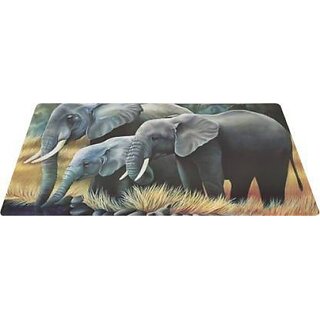Revexo Rectangular Pack Of 6 Table Placemat (Multicolor, Pvc) Revexo Rectangular Pack Of 6 Table Placemat (Multicolor, Pvc)
