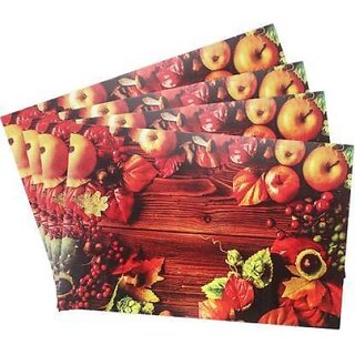 M/S Revaxo Rectangular Pack Of 4 Table Placemat (Multicolor, Pvc) M/S Revaxo Rectangular Pack Of 4 Table Placemat (Multicolor, Pvc)