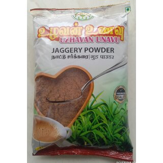 Uzhavan Unavu - Chemical  Organic Free - Nattu Sakkarai / Country Sugar / Brown Sugar - 500 Gm