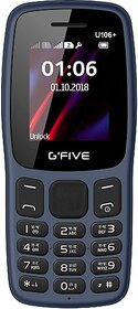 Gfive U106 (Dual SIM, 1000 mAh Battery, 1.8 Inch Display)