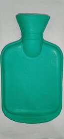 Mycure Rubber Water Bottle 0.5 L (500 ML) One side Ribbed Hot water bag for Pain Relief  Massager