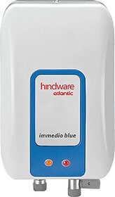 (Refurbished) Hindware 3 L Instant Water Geyser (Immedio Blue; White Blue)