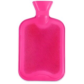                       Mycure Rubber Water Bottle 0.5 L (500 ML) One side Ribbed Hot water bag for Pain Relief  Massager                                              